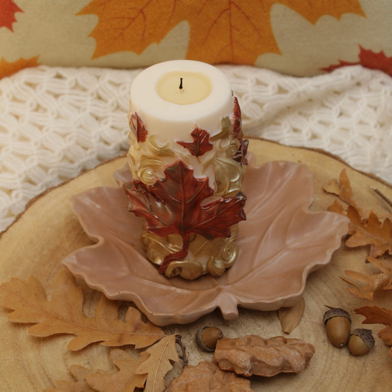 Porta oggetti foglia